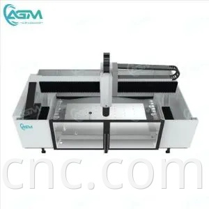 AGM Upgraded Technology Horizontal CNC Glass Working Machine Three Axis Machining